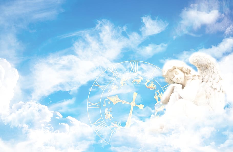 blau, cel, blanc, núvols, il·lustració d'àngel, fantasia, àngel, rellotge, composició, místic, ala, feminitat, femella, art digital, atmosfera, humor, figura d'àngel, disseny, fons, imatge de fons, targeta de felicitació, artísticament, somni, cloudformation, celestial, fantàstic, preciosa, misteriós, descans, naturalesa, atmosfèric, lichtspiel, màgic, somiador, dormir, seure, petit àngel, signe del zodíac, astrologia, dígits, temps, endavant, àngel de la guarda, mapa, núvol - cel, còpia espai, compost digital, cloudscape, llum solar, a l'aire lliure, brillant, cap gent, aspiracions, Color blanc, bellesa, dia, transparent, emoció, creativitat, bellesa a la natura, contemplació, suavitat, 4K