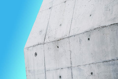 interessant, modern, textura, escultura d'art, brillant, blau, fons, Museu d'Art d'Acrón, foto, gris, concret, paret, superfície, material, arquitectura, construcció, detall, quadrícula, línia, netejar, minimalista, estructura construïda, exterior de l'edifici, cap gent, funció de construcció de parets, dia, vista d’angle baix, cel, edifici, indústria, a l'aire lliure, naturalesa, patró, primer pla, disseny, ciutat, forma, 5K, CC0, domini públic, lliure de regalies