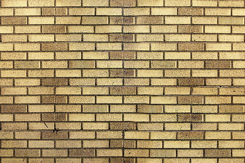 Beige Mauer, Fassade, Klinker, Fliese, Hintergrund, Muster, Struktur, Textur, abstrakt, rustikal, gefliest, glatt, Wand, panel, hauswand, Gebäude, Oberfläche, Material, Backstein, verbrannt, Ziegelsteinbeschaffenheit, geometrisch, Hintergründe, Vollbild, die Architektur, gebaute Struktur, Ziegelwand, texturiert, keine Leute, Wandbau - Funktion, Wiederholung, Tag, Gebäudehülle, draußen, in einer Reihe, Nahansicht, Gelb, Design, große gruppe von gegenständen, 5K, CC0, gemeinfrei, lizenzfrei