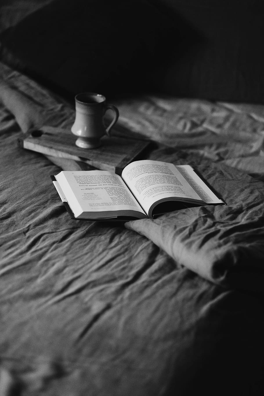 jours de pluie, ouvrir, livre, céramique, agresser, tasse, lit, café, thé, plateau en bois, livre ouvert, linge de lit, en train de lire, Littérature, noir et blanc, style, Matin, à l'intérieur, mise au point sélective, publication, table, meubles, la communication, vue grand angle, personne, fermer, nature morte, papier, les média, la finance, chambre domestique, stylo, journée, 5K