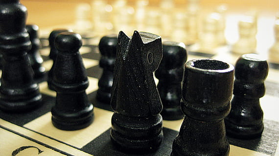 black, wooden, chess, set, game, strategy, intelligence, white, chessboard, challenge, strategic, battle, victory, hobby, board game, leisure games, chess piece, chess board, arts culture and entertainment, relaxation, leisure activity, pawn - chess piece, focus on foreground, black color, close-up, indoors, still life, competition, no people, wood - material, large group of objects, knight - chess piece, king - chess piece, 2K, CC0, public domain, royalty free