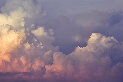 white, clouds, sunset, sky, cloudy, nature, weather, blue, cloud - Sky, backgrounds, outdoors, cloudscape, air, summer, day, beauty in nature, scenics - nature, environment, no people, overcast, dramatic sky, fluffy, tranquility, storm cloud, atmosphere, wind, storm, softness, meteorology, abstract, climate, 2K