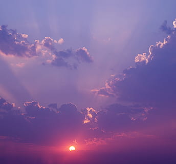 indtryk solopgang, lys, himmel, sky - himmel, skønhed i naturen, rolig scene, ro, natur, scenics - natur, miljø, dramatisk himmel, cloudscape, solnedgang, ingen mennesker, sollys, blå, idyllisk, lav vinkel visning, udendørs, baggrunde, lilla, lyse, 2K, CC0, offentligt domæne, royaltyfrie