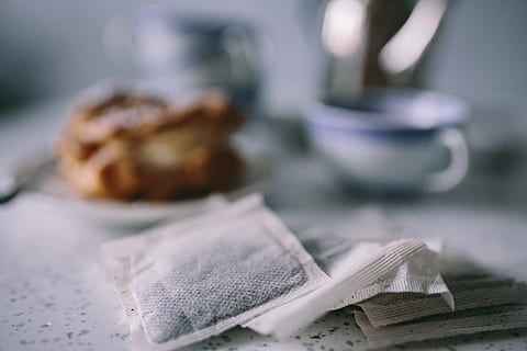 cream, puffs, Coffee, Tee, Cream Puffs, tea, cup, cake, sweet, cup of tea, cookie, no People, food, close-up, table, indoors, food and drink, day, selective focus, newspaper, paper, breakfast, bread, focus on foreground, meal, the media, tea - hot drink, still life, publication, freshness, textile, domestic room, french food, 5K