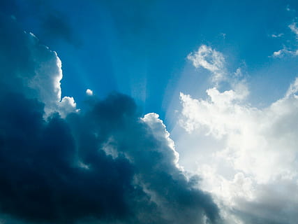 cel, podria, sol, raigs, blau, núvol - cel, cloudscape, bellesa a la natura, medi ambient, naturalesa, raig de sol, fons, escenics - natura, tempesta, cap gent, cel dramàtic, llum solar, núvol, dia, a l'aire lliure, vent, clima, suavitat, poder a la natura, meteorologia, 1080P, CC0, domini públic, lliure de regalies