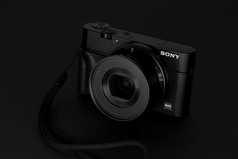 shot, sony camera, black, background, Closeup, Sony, camera, technology, camera - Photographic Equipment, black Color, lens - Optical Instrument, equipment, single Object, photography Themes, electronics industry, old-fashioned, photographic equipment, studio shot, indoors, digital camera, close-up, black background, still life, no people, slr camera, modern, retro styled, home video camera, 4K