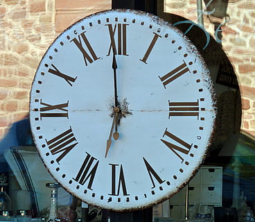 clock, time, timeless, time indicating, time of, clock face, watches, wrist watch, pointer, analog, movement, watchmaker, dials, circle, no people, geometric shape, shape, minute hand, accuracy, roman numeral, close-up, day, roman, number, instrument of time, clock hand, built structure, architecture, design, hour hand, 1080P, CC0, public domain, royalty free
