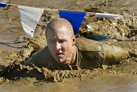 run, mud, competition, obstacle, pit, crawling, fitness, motion, active, training, man, outdoors, male, effort, overcome, adversity, challenge, usa, one person, adult, men, dirt, land, real people, males, portrait, mature men, occupation, mature adult, lifestyles, front view, working, day, nature, dirty, 1080P, CC0, public domain, royalty free
