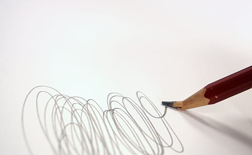 cut pencil, Pencil, Scribble, Broken, Draw, Press Up, equipment, pen, business, paper, studio shot, close-up, white background, red, indoors, copy space, writing instrument, ink, no people, text, calligraphy, single object, communication, creativity, art and craft, still life, writing, correspondence, fountain pen, 4K, CC0, public domain, royalty free