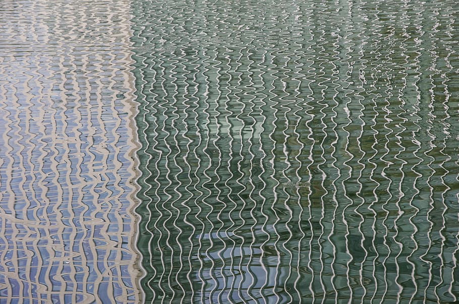 intitulado, agua, modelo, resumen, líneas, verde, fotograma completo, antecedentes, texturizado, nadie, de cerca, adentro, vidrio escarchado, transparente, diseño, día, vista de alto ángulo, material de vidrio, reflexión, textil, frente al mar, gris, piscina, 4K