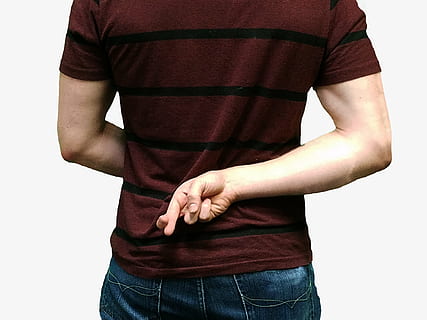 men, maroon, shirt, finger, cross, sign, lying, promises, deception, dishonesty, lie, cheat, people, t-Shirt, human Hand, isolated, casual clothing, white background, one person, midsection, studio shot, standing, indoors, front view, jeans, human body part, adult, hand, lifestyles, close-up, young adult, women, 4K, CC0, public domain, royalty free