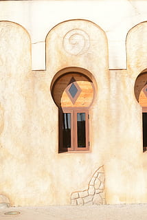 ventana, orientar, Marruecos, estructura construida, arquitectura, exterior del edificio, edificio, nadie, arco, pared - característica de la construcción, día, puerta, pared, al aire libre, Entrada, Distrito residencial, casa, vista de ángulo bajo, antiguo, el pasado, fachada, diseño, arqueado, 5K, CC0, dominio público, libre de derechos