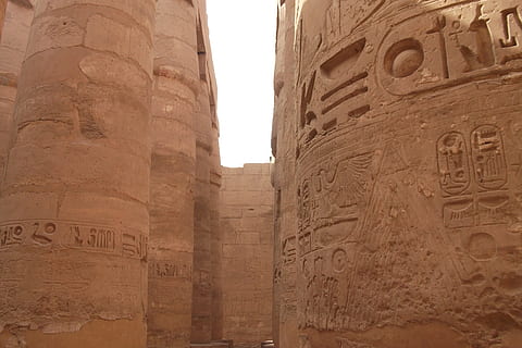 egypt, old, imposing, stone, columnar temple, historically, building, luxor, columnar, karnak, history, the past, ancient, architecture, travel destinations, ancient civilization, craft, tourism, built structure, carving - craft product, place of worship, travel, old ruin, archaeology, art and craft, no people, religion, day, architectural column, carving, 2K, CC0, public domain, royalty free