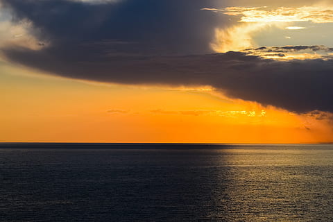apus de soare, mare, cer, nori, orizont, natură, toamnă, decor, peisaj marin, dupa amiaza, ayia napa, cipru, nor - cer, apă, scenice - natura, orizontul peste apă, frumusețe în natură, liniște, culoare portocalie, o scenă liniștită, nici o persoana, idilic, dramatic cer, lumina soarelui, malul mării, 4K, CC0, domeniu public, fără drepturi de autor