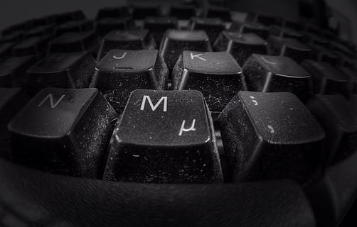 keyboard, kunci, hitam, tombol, putih, papan ketik komputer, alat input, surat, debu, kotoran, kotor, tidak sehat, kuman, bakteri, tak terurus, teknologi, teks, komunikasi, komputer, kunci komputer, merapatkan, perangkat komputer, dalam ruangan, bagian komputer, koneksi, aksara barat, tidak ada orang, alfabet, telepon, tekan tombol, fokus selektif, jumlah, 2K, CC0, domain publik, bebas royalti