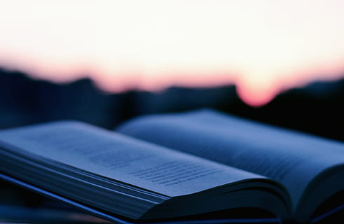 open, book, sunset selective-focus photography, selective, focus, photography, opened, reading, study, knowledge, blur, no people, close-up, focus on foreground, sunset, indoors, sky, day, education, selective focus, publication, paper, arts culture and entertainment, music, dusk, musical instrument, learning, note pad, 5K, CC0, public domain, royalty free