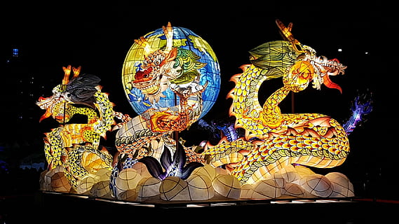 Drago, lanterna, notte, illuminazione, illuminato, rappresentazione, nessuno, creatività, arte e artigianato, in casa, multicolore, rappresentazione umana, sfondo nero, scelta, decorazione, variazione, celebrazione, mestiere, natura morta, raggiante, Festival, ornato, carnevale - evento di celebrazione, Capodanno cinese, 2K, CC0, dominio pubblico, privo di copyright