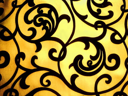 Preto, Castanho, floral, têxtil, textura, padronizar, lindo, brilhante, tecido, foto, desenhar, desgaste de malha, decorativo, têxteis, amarelo, Sombrio, fibra, fundo, fio, decoração, simples, mobília, à moda, plantas, origens, quadro completo, ninguém, fechar-se, arte e Artesanato, dentro de casa, cor preta, criatividade, papel, abstrato, ouro colorido, texturizado, metal, segurança, forma, recurso de construção de parede, estampa floral, ferro forjado, 5K, CC0, domínio público, royalty free