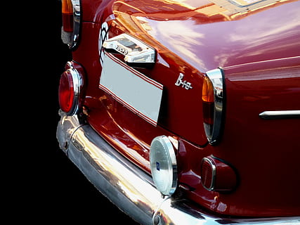 auto, școală veche, Oldtimer, roșu, Volvo, mijloc de transport, mașină, vehicul cu motor, transport, vehiculul terestru, stil retro, mașină de epocă, lucios, reflecţie, luxos, bogatie, a închide, crom, nici o persoana, echipamente de iluminat, far, zi, antic, Fundal negru, roată, 2K, CC0, domeniu public, fără drepturi de autor