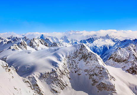 muntanya glacera, blau, cel, durant el dia, Alps, alpí, vista, mt, titlis, suïssa, muntar titlis, mount, obwalden, viatjar, destinació de viatges, superior, Alps suisses, muntanya, Serra, paisatge, neu, nevat, glacera, rock, penya-segat, pendent, hivern, blanc, europa, Europeu, panoràmica, cim, pic, naturalesa, vall, temperatura de fred, escenics - natura, bellesa a la natura, escena tranquil·la, tranquil·litat, muntanya nevada, medi ambient, escena no urbana, idíl·lic, Color blanc, cap gent, cim de muntanya, 4K, CC0, domini públic, lliure de regalies