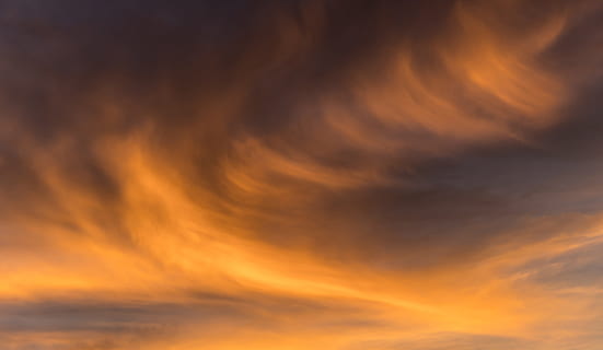 sunset, sky, clouds, orange, grey, wavy, background, australia, cloud - sky, orange color, dramatic sky, no people, beauty in nature, cloudscape, backgrounds, nature, tranquility, scenics - nature, abstract backgrounds, dark, environment, abstract, idyllic, tranquil scene, outdoors, wind, meteorology, 2K, CC0, public domain, royalty free