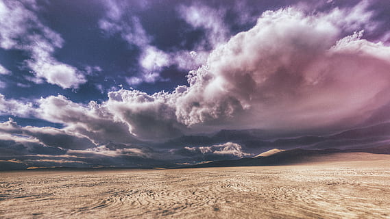 ørken, blå, skyet, dag, felt, skyer, himmel, utendørs, utsikt, landskap, dramatisk himmel, vær, sky - himmel, natur, storm, scenics, tordenvær, stormsky, miljø, skjønnhet i naturen, land, naturskjønnhet - natur, clouds, sollys, solnedgang, ingen folk, horisont over land, panorama, regn, vind, 2K, CC0, offentlig domene, opphavsrett gratis