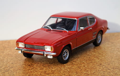 Model Car, Ford, Capri, Capri, Model, Auto, ford, capri, model, oldtimer, toys, sports car, old, red, motorsport, vehicle, classic, ford capri, car, transportation, land vehicle, no people, outdoors, motor vehicle, mode of transportation, retro styled, toy car, toy, vintage car, nature, collector's car, sky, convertible, travel, focus on foreground, speed, small, luxury, 4K, CC0, public domain, royalty free