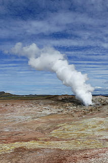 Island, Quelle, Spa, vulkanisch, Natur, Geysir, heiß, Vulkanismus, Quellen heißer, Landschaft, geothermisch, Thermalquellen, Wasser, Reykjanes, Dampf, draußen, Rauch - physische Struktur, Himmel, Tag, wolke - himmel, Umgebung, Szenen - Natur, keine Leute, Schönheit in der Natur, Bewegung, Land, Geologie, Nicht-städtische Szene, physische Geographie, ruhige Szene, ausstrahlend, Rauch, Kraft in der Natur, Verschmutzung, Heiße Quelle, Luftverschmutzung, 5K, CC0, gemeinfrei, lizenzfrei