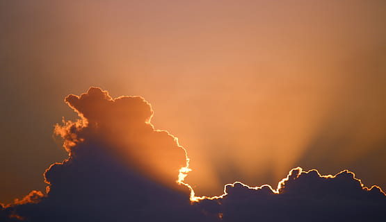 clouds, dawn, dusk, sky, sunlight, nature, cloud - Sky, sunset, backgrounds, beauty in nature, no people, environment, night, silhouette, awe, atmosphere, storm, outdoors, illuminated, warning sign, light - natural phenomenon, copy space, burning, power in nature, climate, bright, 5K, CC0, public domain, royalty free