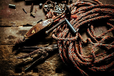 nails, bolts, workshop, Tools, wooden, metal, nuts, diy, garage, shed, repair, spanner, work Tool, craft, equipment, wood - Material, old, industry, close-up, hobbies, spooky, no people, indoors, day, halloween, rope, still life, abandoned, rusty, weathered, tied up, food, decline, food and drink, messy, high angle view, damaged, fishing industry, 5K
