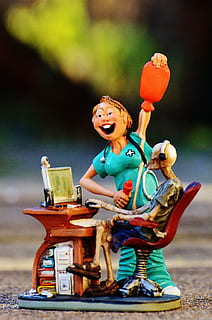 skeleton, playing, computer figurine, computer, addiction, help, nurse, computer searches, internet addiction, self help, selbsthilfegruppe, office, desk, monitor, screen, pc, representation, childhood, toy, focus on foreground, figurine, human representation, day, art and craft, real people, child, people, creativity, male likeness, lifestyles, outdoors, holding, girls, enjoyment, innocence, 2K, CC0, public domain, royalty free