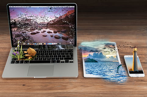 silbernes macbook, Weiß, ipad, iPhone 6, hölzern, panel, Hintergrund, Wasser, Computer, Laptop, Ozean, Collage, Fantasie, Apfel, Tablette, Mobiltelefon, Technologie, abstrakt, Zusammenstellung, Fotocollage, Blumen, Kunst, Photoshop, Kreativität, Design, digitale Kunst, kabellose Technologie, Kommunikation, Tabelle, drinnen, Gerätebildschirm, Verbindung, Himmel, digitaler Verbund, Bildschirm, keine Leute, Natur, Internet, Computernetzwerk, Pflanze, Baum, Flasche, 4K, CC0, gemeinfrei, lizenzfrei