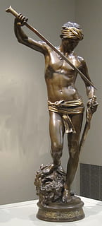 Statue, Davido, Kopf, Goliath, Antonin, mercié, Cincinnati, Museum, Skulptur, berühmt, Monument, die Architektur, männlich, Stein, Mensch, Firenze, uralt, Kultur, Antiquität, europäisch, Mann, menschliche Darstellung, Darstellung, keine Leute, Kunst und Handwerk, männliche Ähnlichkeit, drinnen, Kreativität, Nahansicht, Figur, weibliche Ähnlichkeit, Stillleben, Tabelle, Metall, Kunst, einzelnes Objekt, Geschichte, 2K