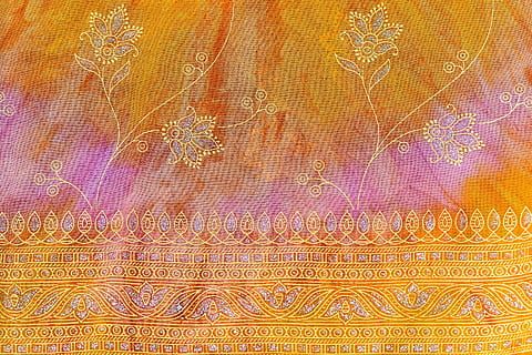 Hintergrund, Stoff, Muster, Textur, Textil-, Rosa, Orange, Material, Stil, Blumen-, orientalisch, Hintergründe, keine Leute, Kunst und Handwerk, orange Farbe, Vollbild, mehrfarbig, texturiert, Gelb, Kreativität, Nahansicht, Design, abstrakt, Wandbau - Funktion, rot, Kunst, gemalt, Papier-, Blumenmuster, 2K, CC0, gemeinfrei, lizenzfrei