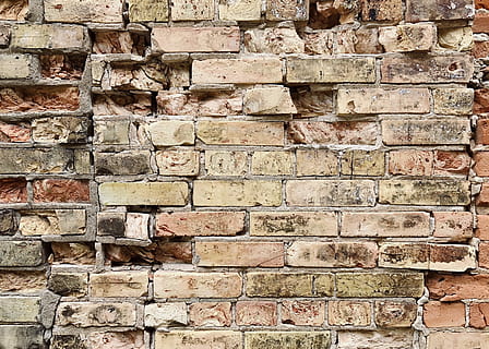 mattone, vecchio, architettura, parete, costruzione, città, muratura, sfondi, fotogramma intero, caratteristica della parete, struttura costruita, muro di mattoni, solido, nessuno, strutturato, modello, giorno, materiale da costruzione, materiale lapideo, industria, ruvido, all'aperto, Marrone, muro di pietra, calcestruzzo, 2K, CC0, dominio pubblico, privo di copyright