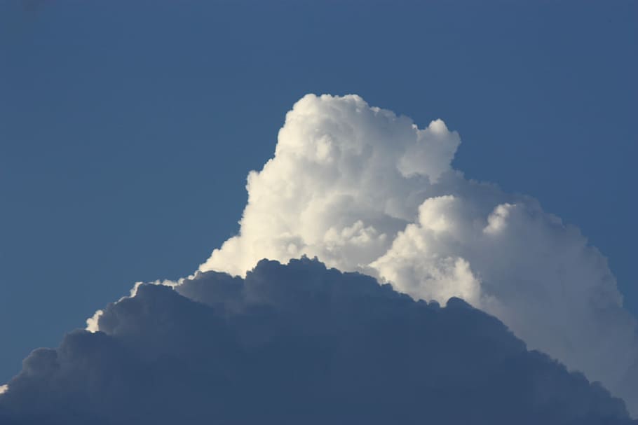 himmel, skyer, form, skyer form, blå, sky - himmel, natur, baggrunde, cloudscape, vejr, skønhed i naturen, ro, ingen mennesker, scenics - natur, lav vinkel visning, rolig scene, idyllisk, dag, udendørs, sollys, kopiere plads, hvid farve, fluffy, blødhed, meteorologi, 4K