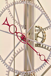 movimento, pointer, ingranaggi, in casa, metallo, scala, ringhiera, nessuno, avvicinamento, gradini e scale, spirale, architettura, concentrarsi sulle conoscenze acquisite, natura morta, modello, vista dall'alto, connessione, rosso, tecnologia, Colore bianco, struttura costruita, direttamente sopra, costruzione, 5K, CC0, dominio pubblico, privo di copyright