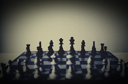 tilt shift lens photo, white, red, chess, set, selective, focus, photography, chessboard, pieces, still, items, things, games, intellectual, checkmate, black and white, bokeh, strategy, pawn - chess piece, in a row, risk, courage, challenge, knight - chess piece, king - chess piece, intelligence, leisure games, board game, chess piece, game, chess board, leisure activity, relaxation, competition, no people, indoors, skill, checked pattern, arrangement, arts culture and entertainment, vignette, still life, surface level, queen - chess piece, 5K, CC0, public domain, royalty free