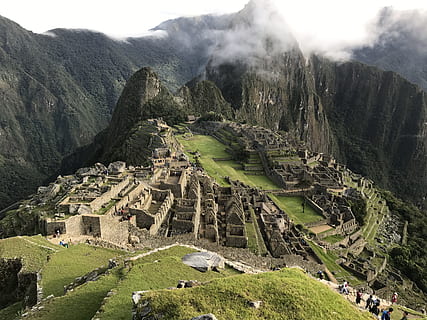 núvols, muntanya, a l'aire lliure, turisme, la llum del dia, inca, temple inca, escènic, antic, història, civilització antiga, antiga ruïna, el passat, arquitectura, destinacions de viatge, estructura construïda, dia, viatjar, naturalesa, escenics - natura, vista d’angle alt, planta, arqueologia, escena tranquil·la, cel, paisatge, Serra, cap gent, arruïnat, 4K, CC0, domini públic, lliure de regalies