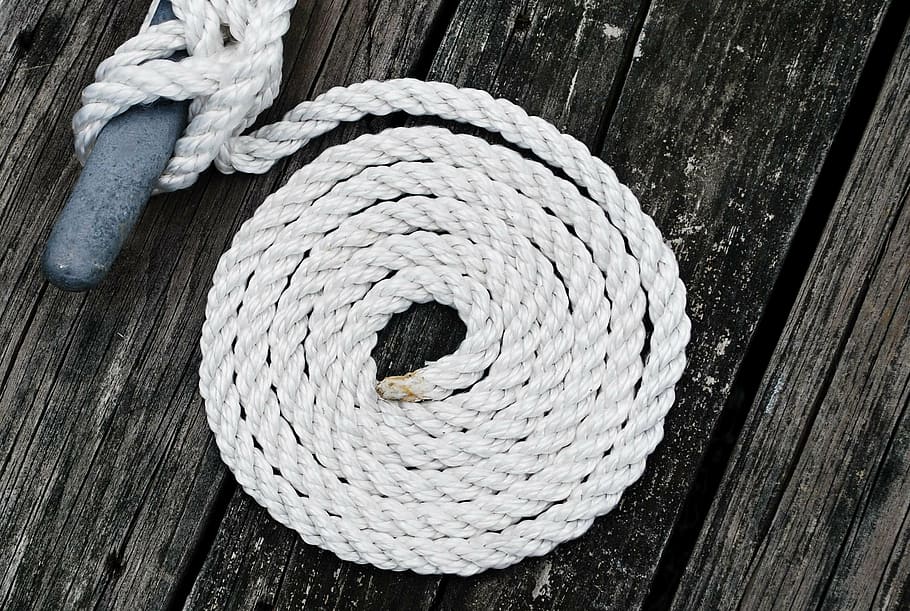 Nahansicht, Knoten, Seil, Textur, Holz, Holzbretter, hölzern, Holz - Material, keine Leute, Tag, drinnen, Muster, High Angle View, texturiert, gebunden, Korb, Stärke, Stillleben, Korbweide, gestalten, weiße Farbe, Geometrische Figur, aufgerollt, Spiral-, verflochten, 1080P