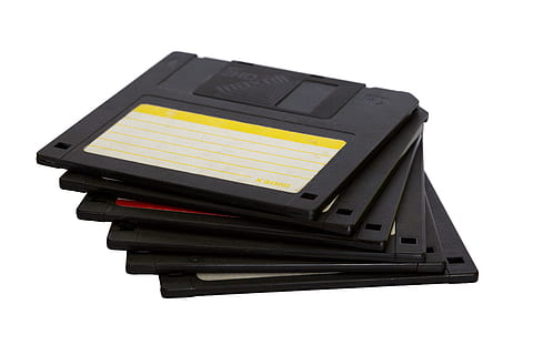 gray floppy diskettes, Black, Business, Computer, black, business, computing, data, disk, diskette, drive, floppy, isolated, magnetic, media, megabyte, memory, obsolete, office, old, storage, technology, white, black color, cut out, white background, photography themes, electronics industry, no people, studio shot, indoors, copy space, still life, close-up, equipment, single object, communication, wireless technology, camera - photographic equipment, connection, computer equipment, white color, digital camera, electrical equipment, 5K, CC0, public domain, royalty free