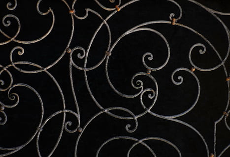 arredamento marrone battuto, struttura, ornamenti, sfondo, astratto, modello, astutamente, creatività, artisticamente, design, immagine di sfondo, nero, bianca, sfondi, colore nero, nessuno, avvicinamento, all'aperto, giorno, lavagna, girato in studio, tavola, in casa, complessità, fotogramma intero, lavoro di squadra, architettura, cooperazione, sport, connessione, apprendimento, forma, sfondo nero, ferro battuto, 2K, CC0, dominio pubblico, privo di copyright