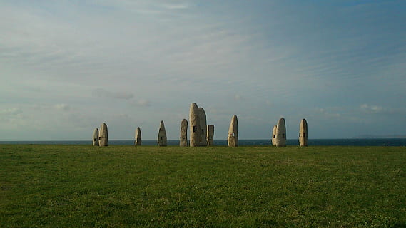 Coruña, monument, udflugt, gå, Mark, eftermiddag, fjern, himmel, natur, dag, græs, landskab, plante, jord, arkitektur, skønhed i naturen, ingen mennesker, historie, scenics - natur, ro, fortiden, rolig scene, rejsemål, bygget struktur, gammel, sky - himmel, gamle civilisation, udendørs, arkæologi, 2K, CC0, offentligt domæne, royaltyfrie