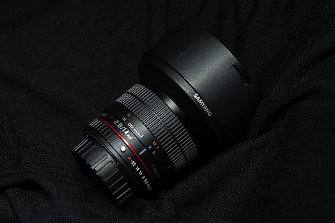 black camera lens, camera lens, technology, camera, camera - Photographic Equipment, lens - Optical Instrument, photography Themes, photographic Equipment, equipment, black Color, photographer, single Object, no people, indoors, black background, close-up, digital camera, high angle view, lens - eye, still life, slr camera, security, photographing, modern, 4K