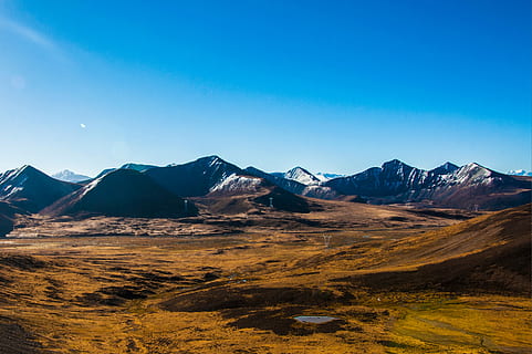 maisema-valokuvaus, vuoret, vuori, luonto, maisema, scenics, lumi, vuorijono, vuorenhuippu, taivas, ulkona, kauneus luonnossa, snowcapped, pilvi - taivas, ei ihmisiä, sininen, maisemat - luonto, ympäristö, talvi-, kylmä lämpötila, kopiointitila, päivä, lumiset vuoret, tyyneys, auringonvalo, rauhallinen kohtaus, kohtuu kuiva, 2K, CC0, public domain, rojaltivapaa
