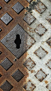 ferro, ferrugem, textura, pintura, o quadro, desenhando, cor, branco, Nero, padronizar, quadro completo, ninguém, visão de alto ângulo, dia, forma, fechar-se, origens, desenhar, texturizado, forma geométrica, placa, trilha, arquitetura, estrutura construída, pavimento, pedra, ao ar livre, sólido, comunicação, estampa floral, 4K, CC0, domínio público, royalty free