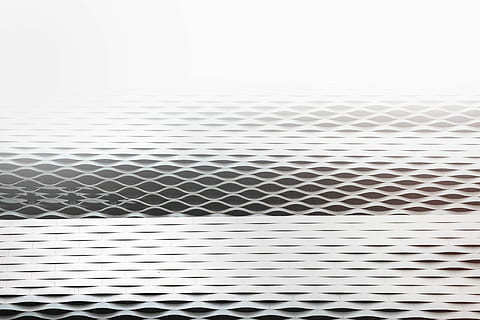 untitled, white, minimalist, architecture, patterns, pattern, no people, backgrounds, full frame, metal, day, indoors, textured, copy space, close-up, repetition, design, grid, wall - building feature, seamless pattern, sunlight, built structure, flooring, steel, alloy, silver colored, 2K, CC0, public domain, royalty free
