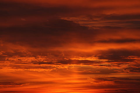 solnedgang, sol, Sky, ild, himmel, rød, om aftenen, orange, dramatisk himmel, sky - himmel, orange farve, levende farve, scenics, skønhed i naturen, ingen mennesker, natur, scenics - natur, cloudscape, mørk, skumring, idyllisk, gul, ro, baggrunde, atmosfære, udendørs, meteorologi, abstrakt, 4K, CC0, offentligt domæne, royaltyfrie
