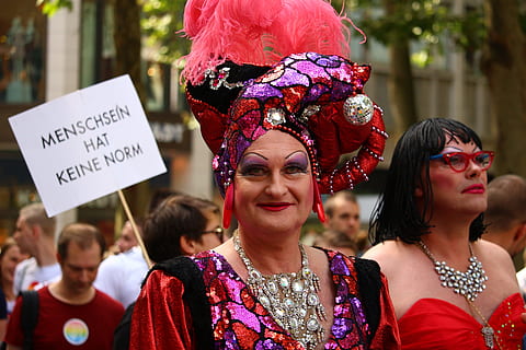 csd, parade, pride, demonstration, drag, colorful, human, hamburg, rainbow, adult, women, group of people, clothing, portrait, people, focus on foreground, headshot, traditional clothing, celebration, real people, lifestyles, happiness, smiling, day, costume, young adult, togetherness, outdoors, 5K, CC0, public domain, royalty free