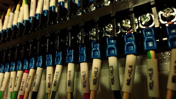 switch, cabling, connection, hub, cable, in a row, large group of objects, indoors, no people, bottle, abundance, text, selective focus, shelf, arrangement, order, side by side, choice, group of objects, communication, learning, close-up, variation, full frame, 5K, CC0, public domain, royalty free